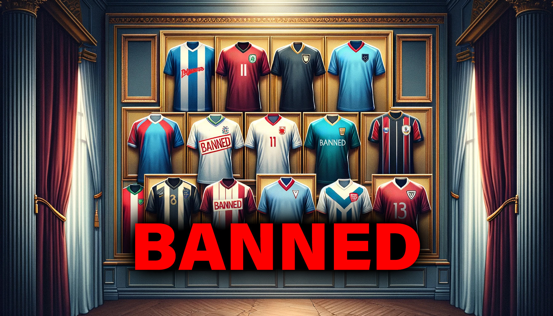 Top Banned Football jersey of All Time