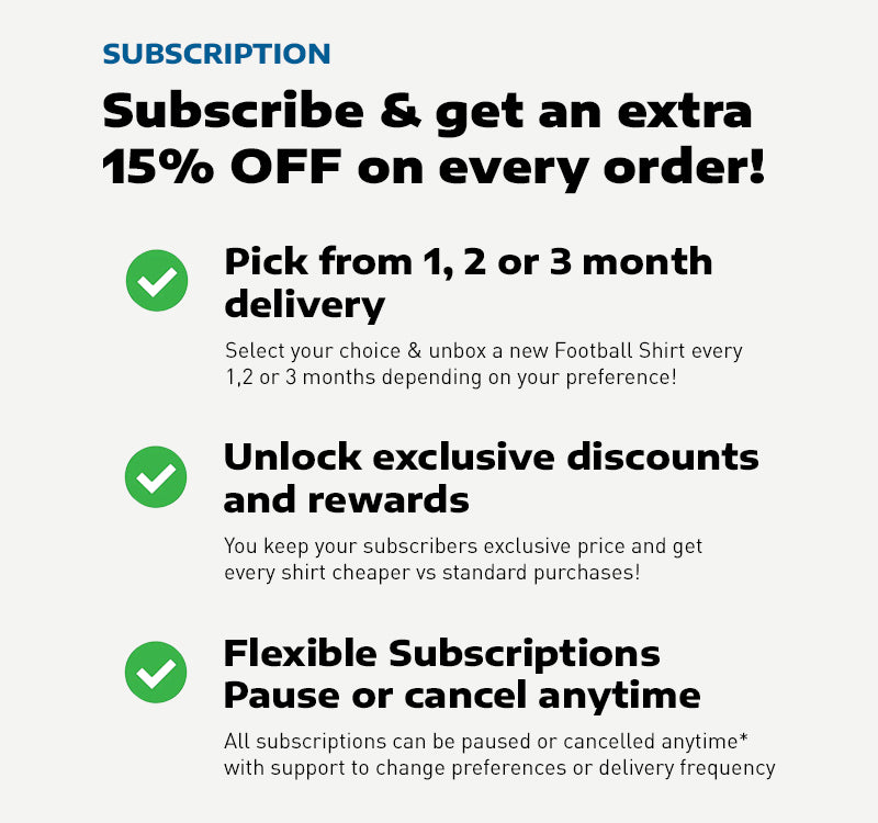 
  
  Subscribe & get an extra 15% off on every order!
  
