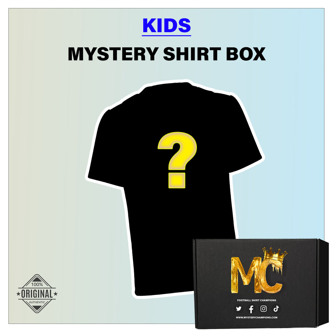 
  
  (KIDS) Mystery Football Shirts
  

